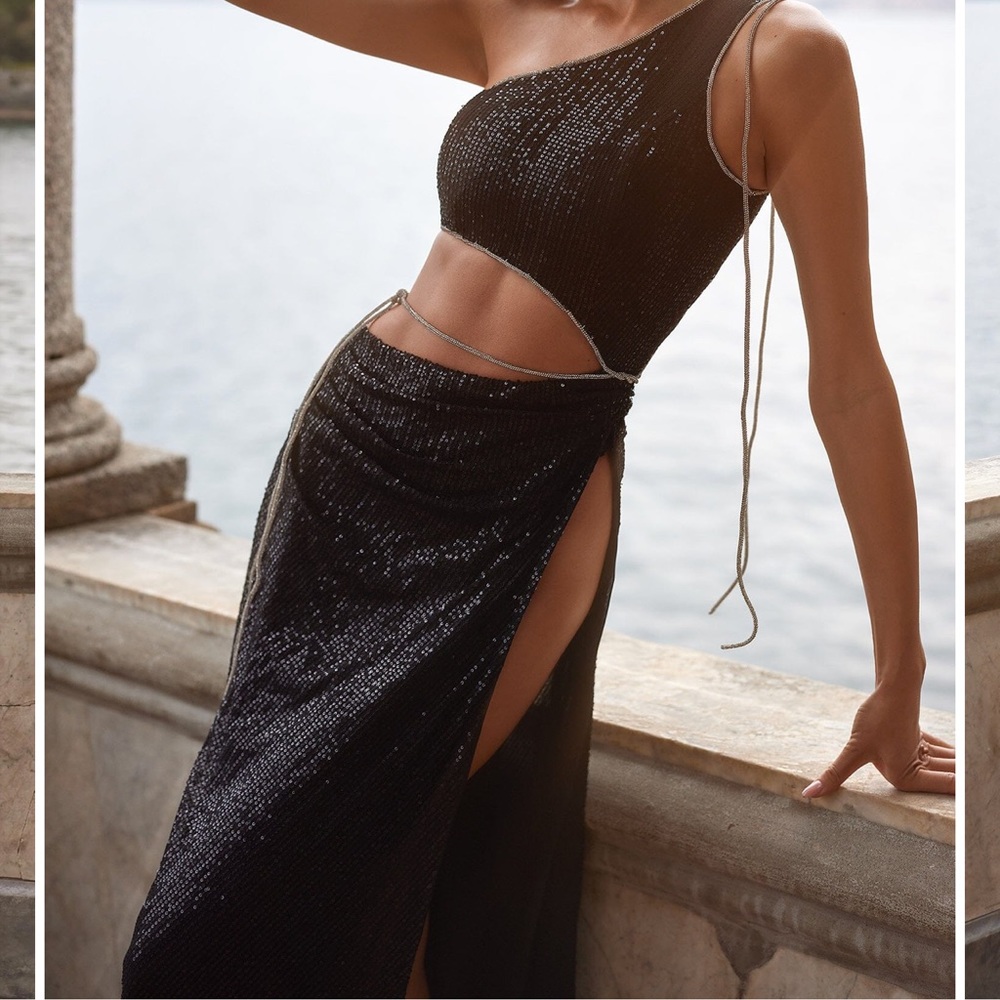 Black Cut Out Dress